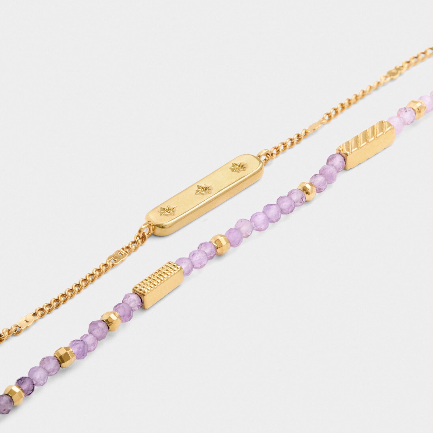 Katie Loxton - Birthstone Bracelet - February - Amethyst