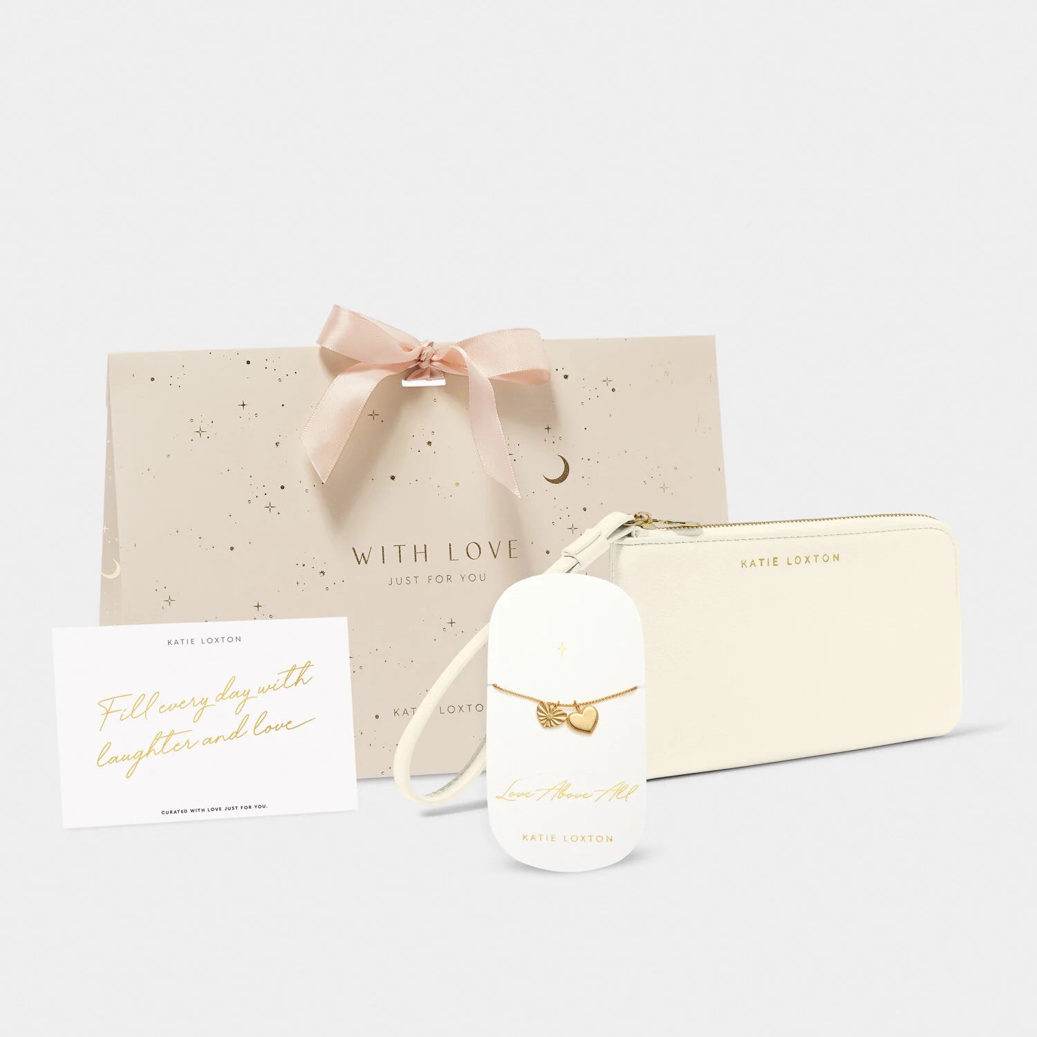 Pouch And Bracelet Gift Set - With Love - Katie Loxton