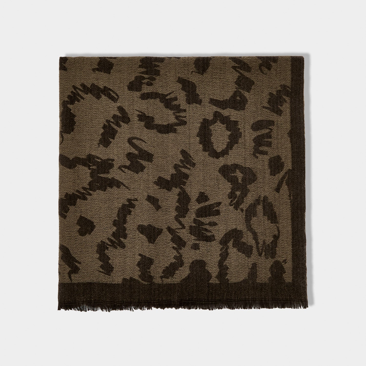 Large Leopard Printed Blanket Scarf - Katie Loxton