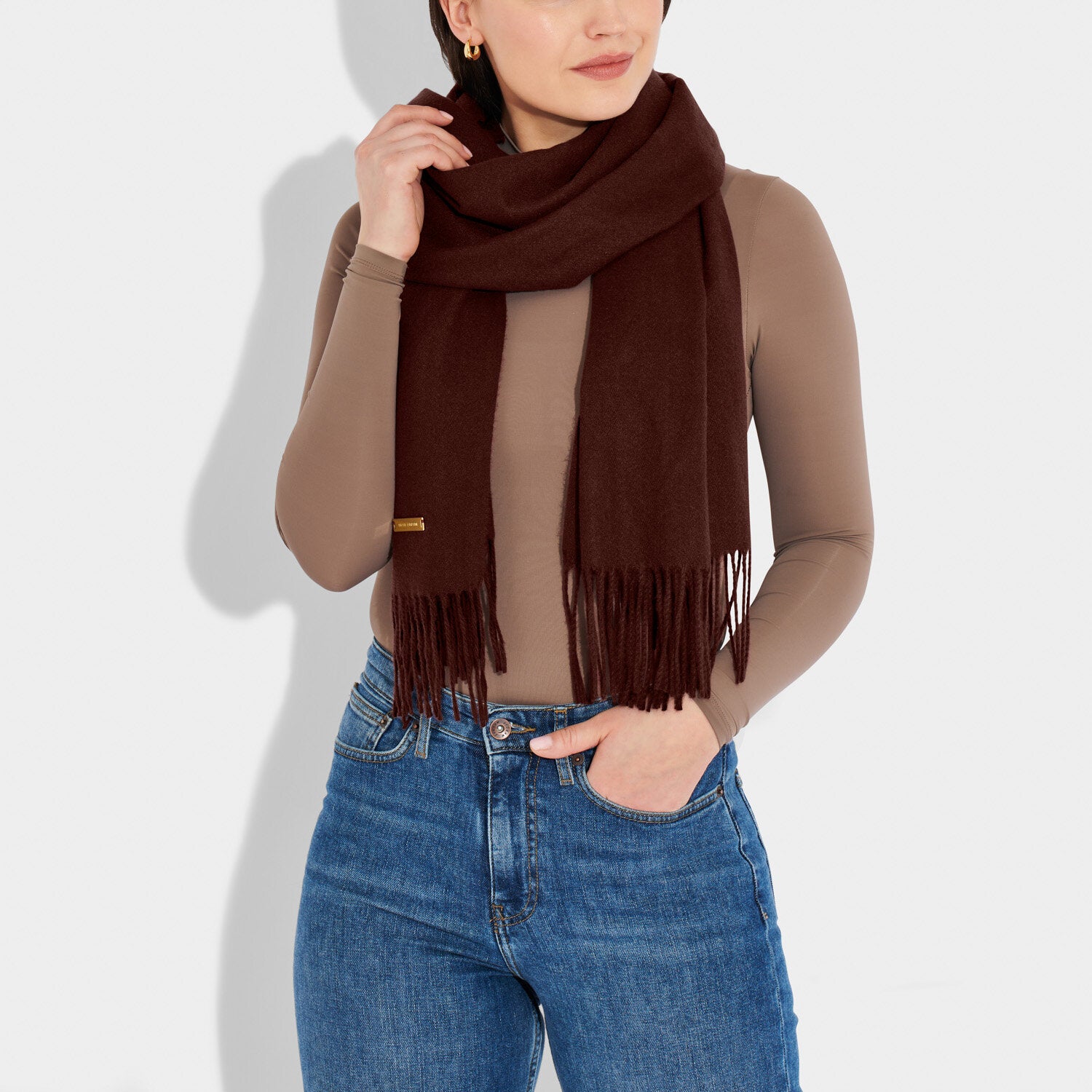 Blanket Scarf - Cocoa - Katie Loxton