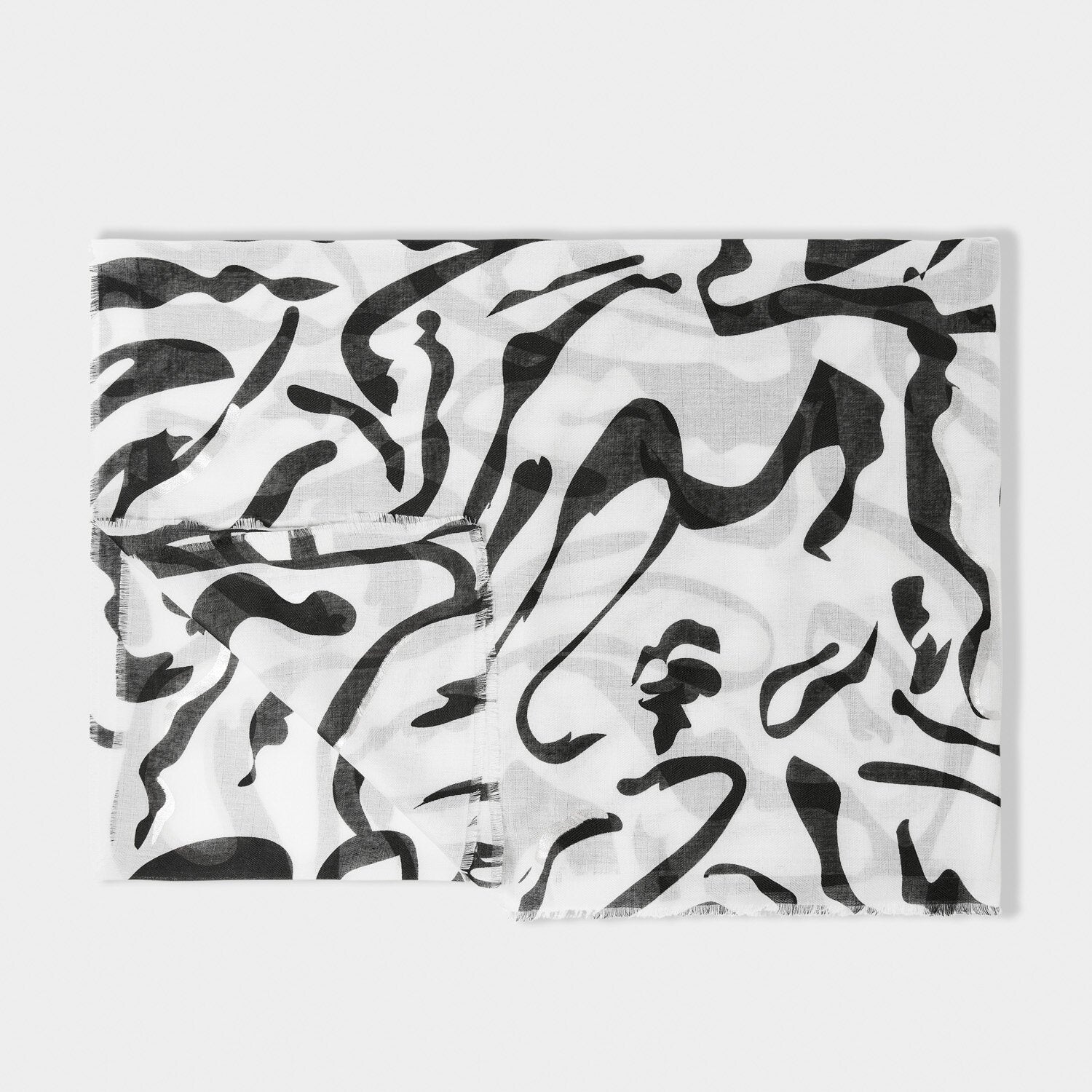 Zebra Foil Printed Scarf - Katie Loxton