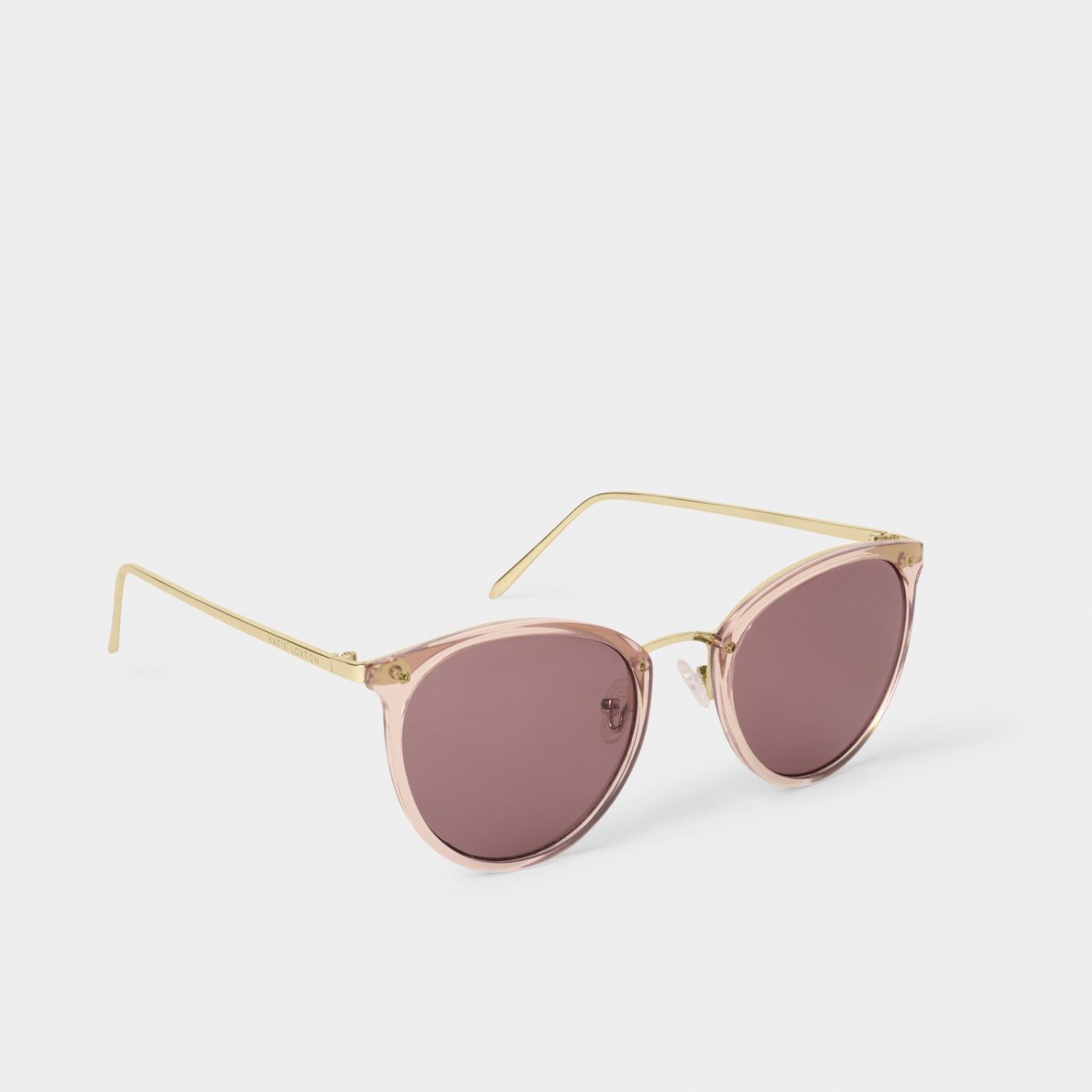 Katie Loxton - Santorini Sunglasses - Rose Gold Transparent / Gold