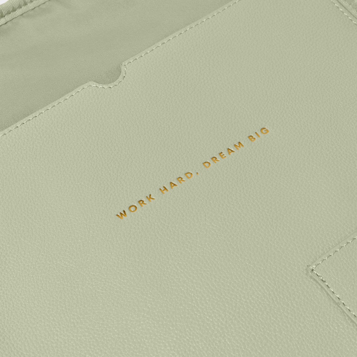 Folio Laptop Case 'Work Hard, Dream Big'