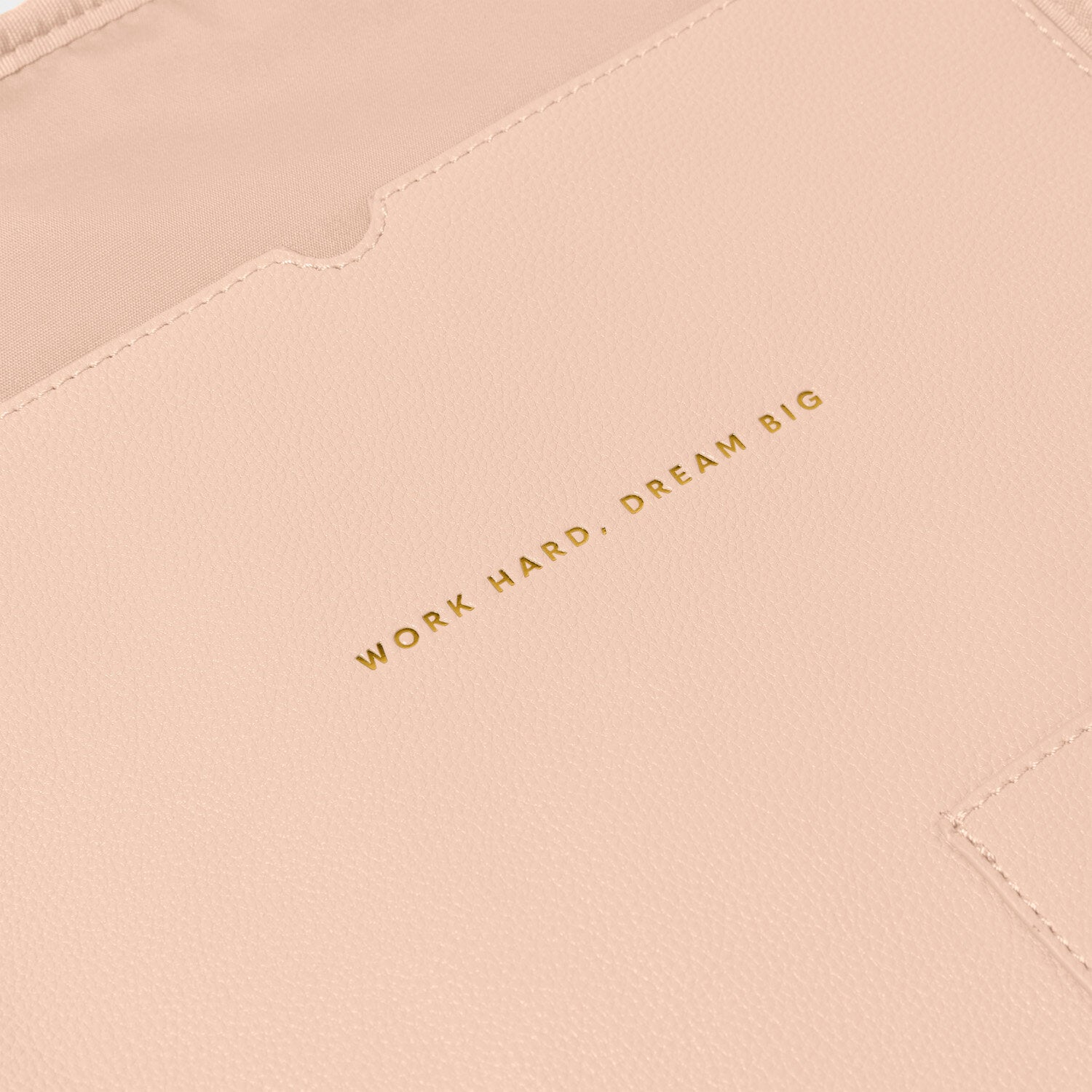 Folio Laptop Case 'Work Hard, Dream Big'