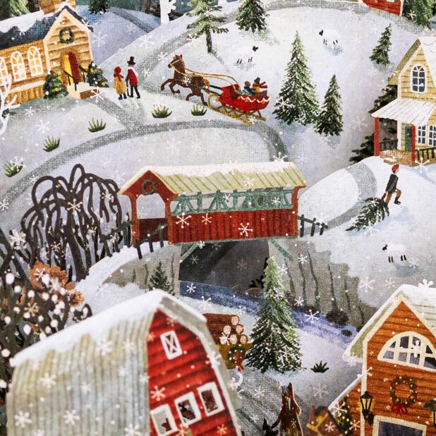 Christmas Folk - Pop Up 3D Card
