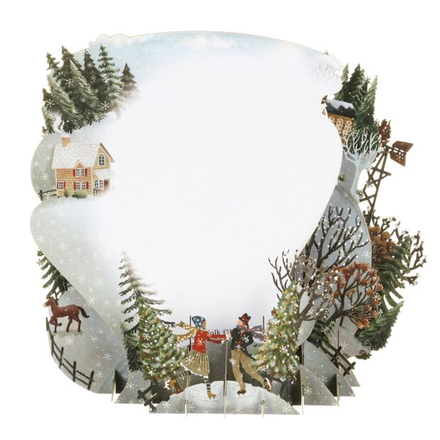 Christmas Folk - Pop Up 3D Card