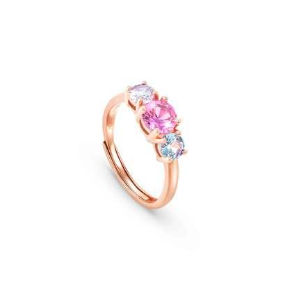 Colour Wave Ring - Rose Gold