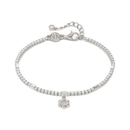 Petit Sparkle Tennis Bracelet - Flower
