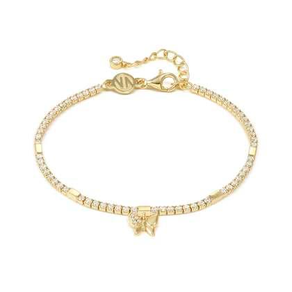 Petit Sparkle Tennis bracelet - Butterfly