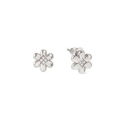 Petit Sparkle Earrings - Flower