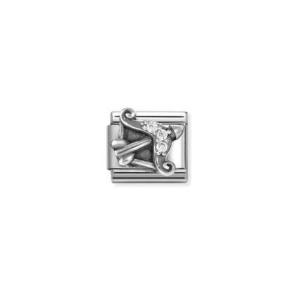 Composable Classic silver Sagittarius link - Nomination Italy