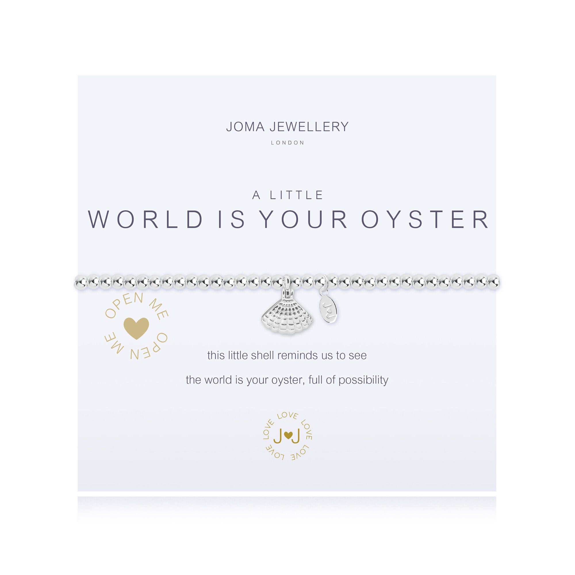 A little world is your oyster Joma bracelet