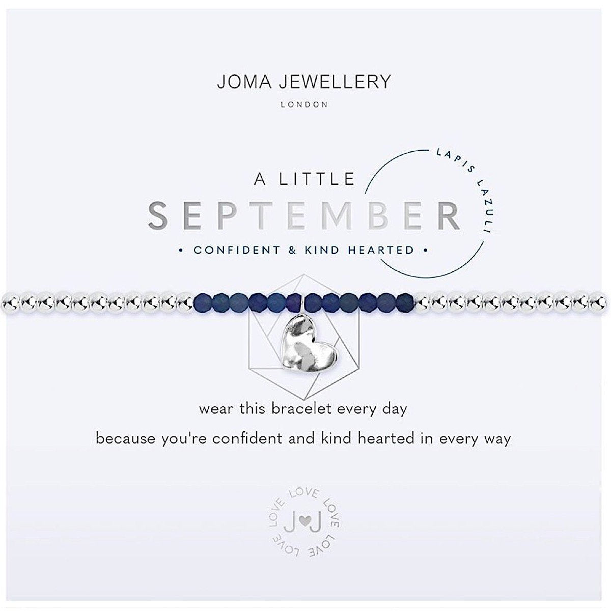 Joma Jewellery - September Birthstone - Lapis - Confident & Kind Hearted