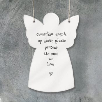 Porcelain Angel - Guardian Angels - East Of India