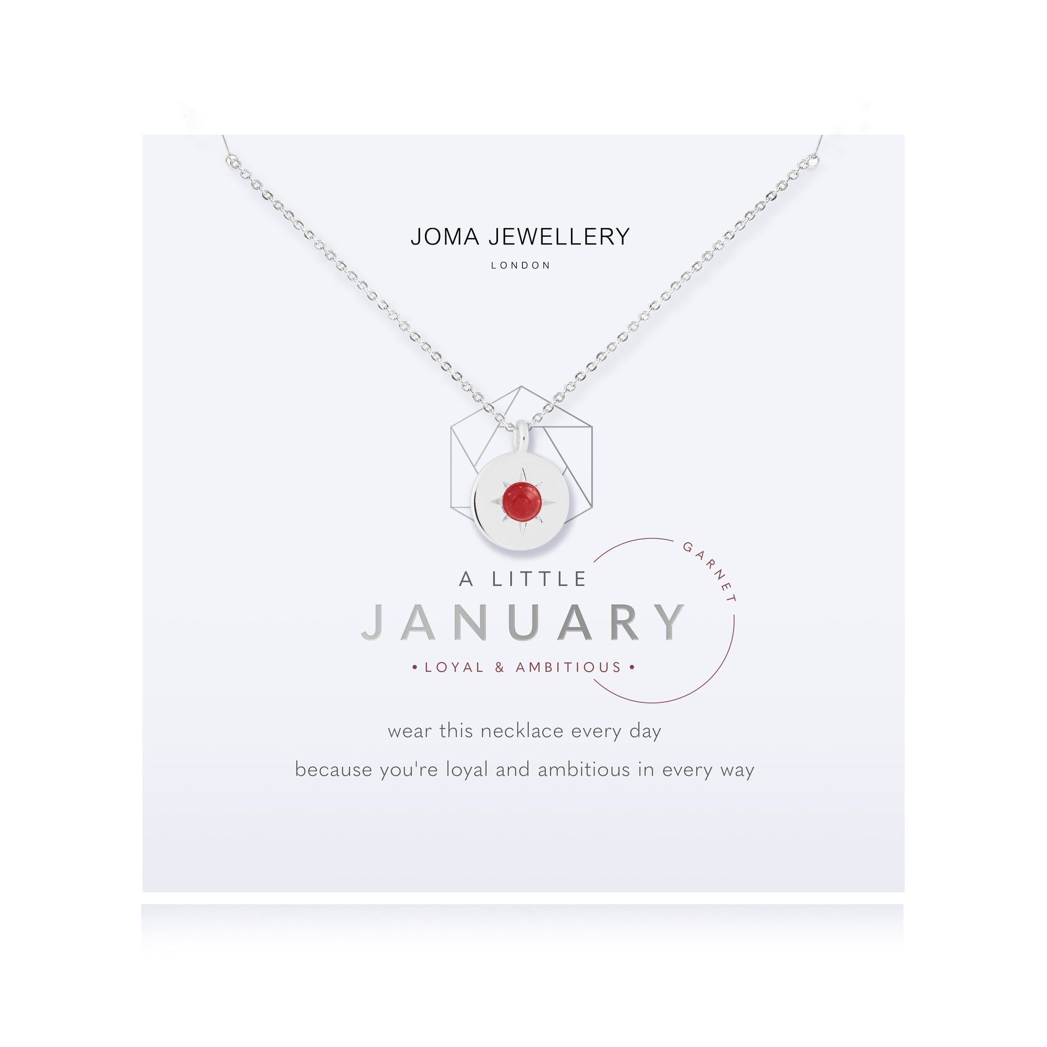 January A Little Birthstone Necklace - Joma jewellery