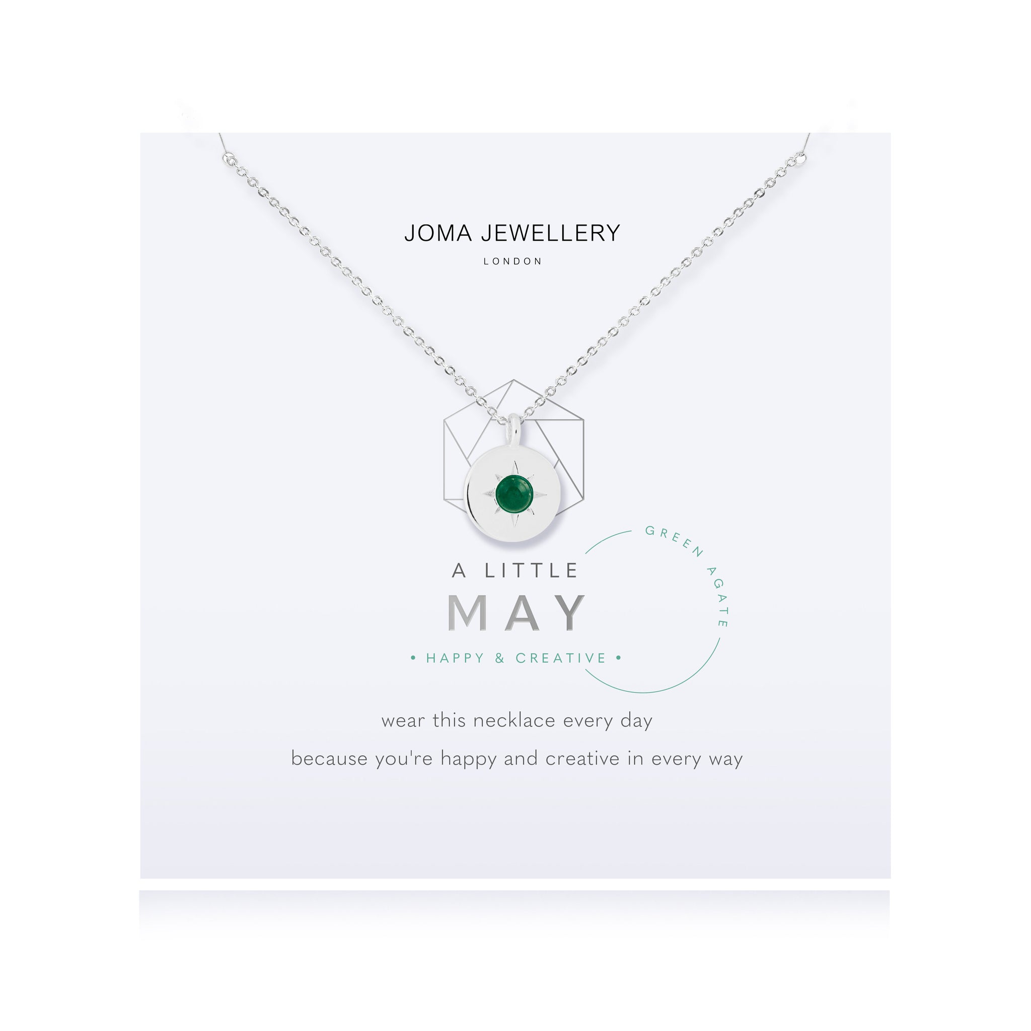 May Birthstone Necklace - Joma Jewellery
