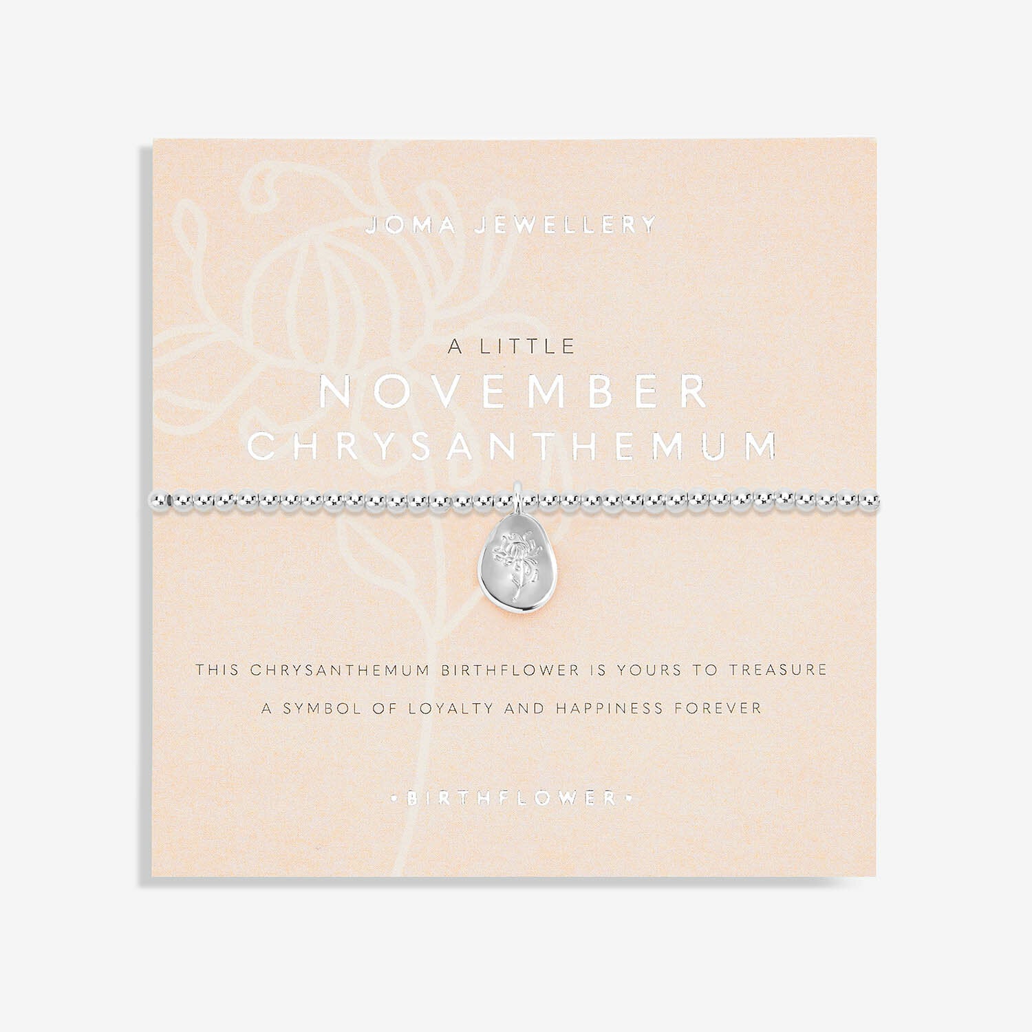 Birthflower A Little - November Bracelet - Joma Jewellery