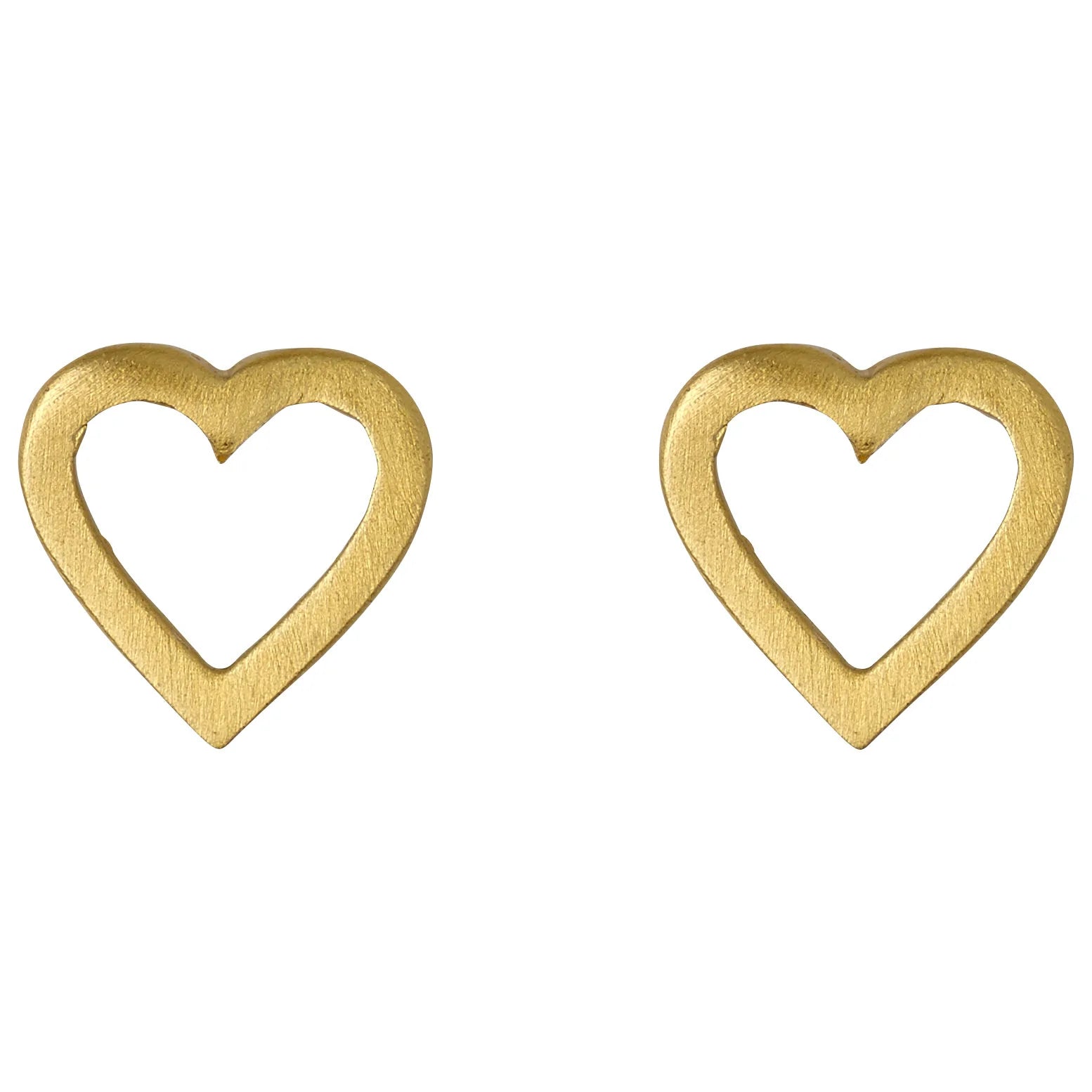 Sophia Tiny Heart Earrings - Gold Plate - Pilgrim