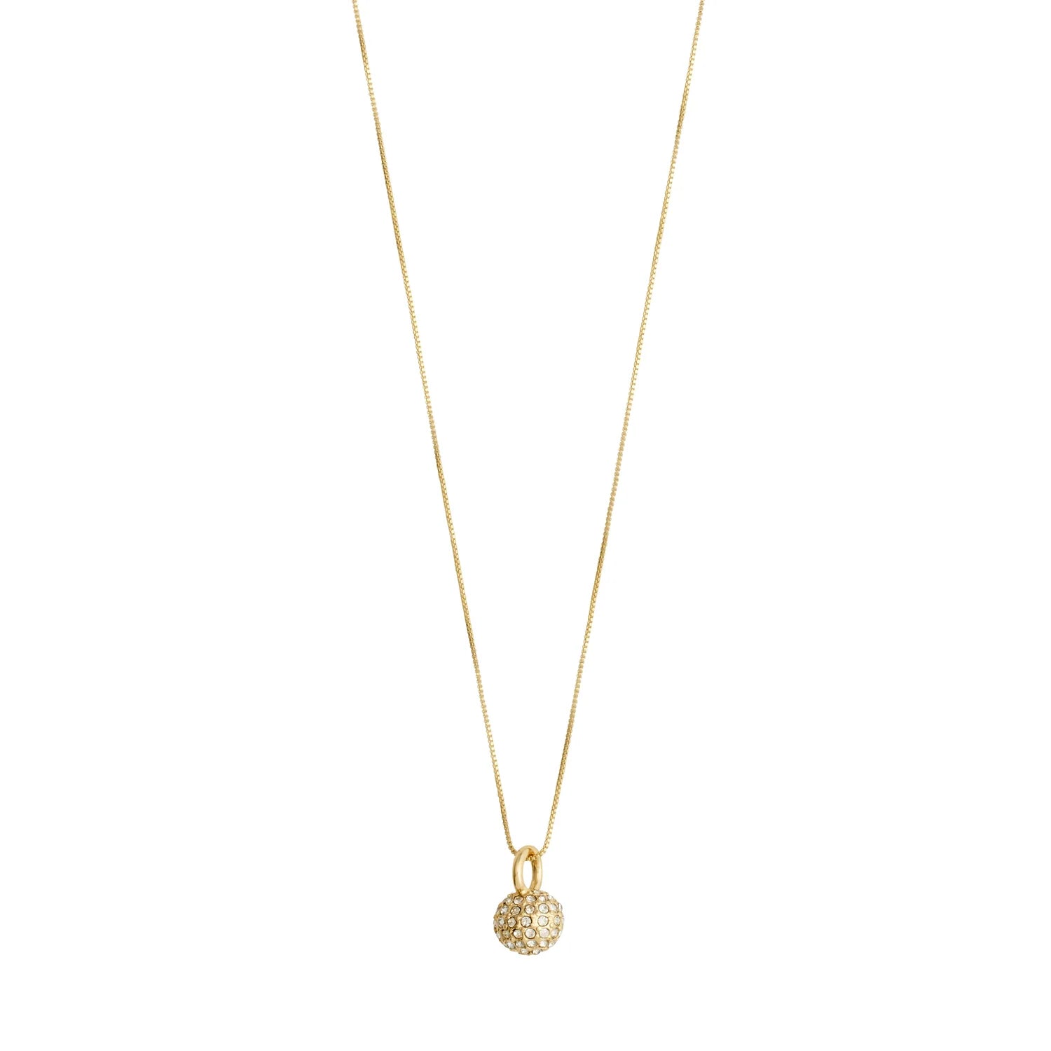 Edtli crystal pendant necklace gold-plated - Pilgrim Jewellery