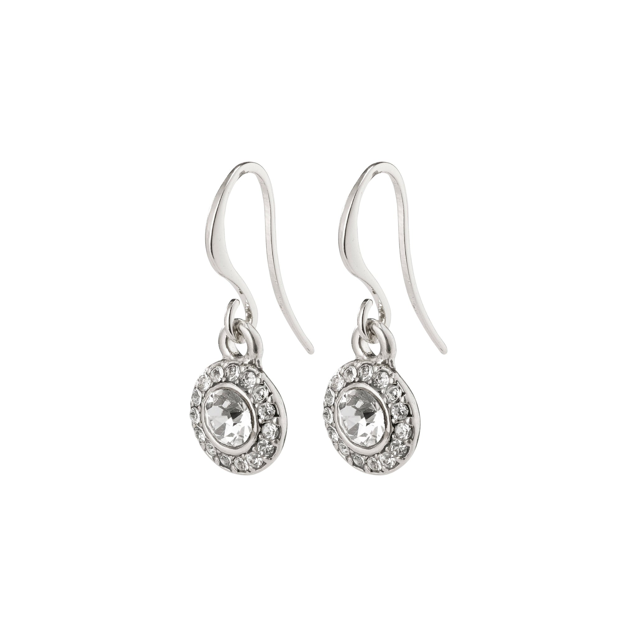 Clementine Earrings - Silver Plate - Pilgrim Jewellery