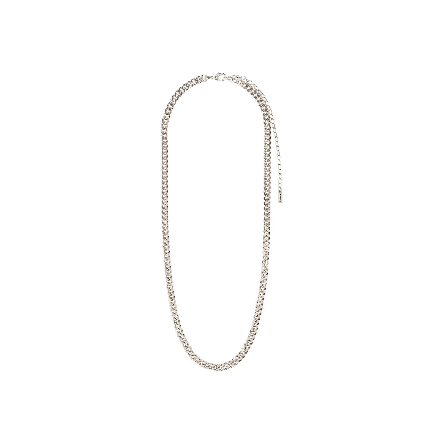 Curb chain necklace silver-plated - Pilgrim Jewellery