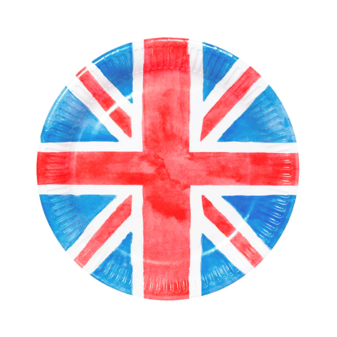 British Union Jack Paper Plate - 8 Pack