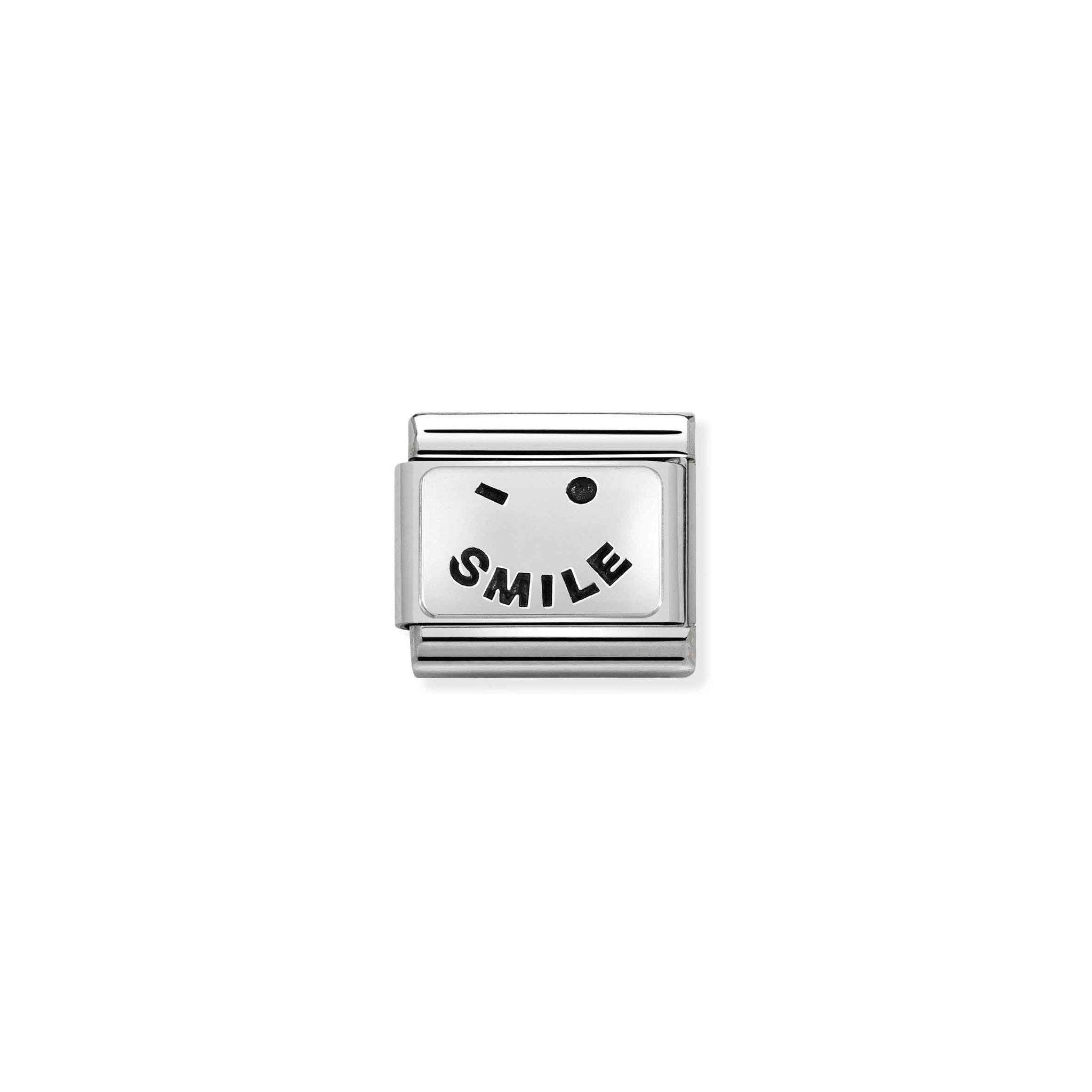 Nomination Charm - Silver - Smile