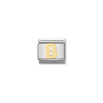 Gold Letter B charm By Nomination Italy