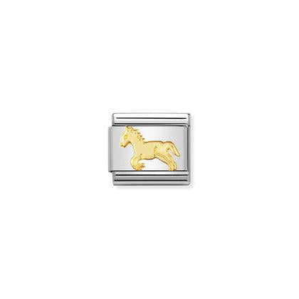 Gold Animals - Horse charm By Nomination Italy
