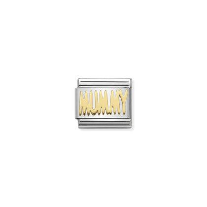 Gold Writings- Mummy charm By Nomination Italy