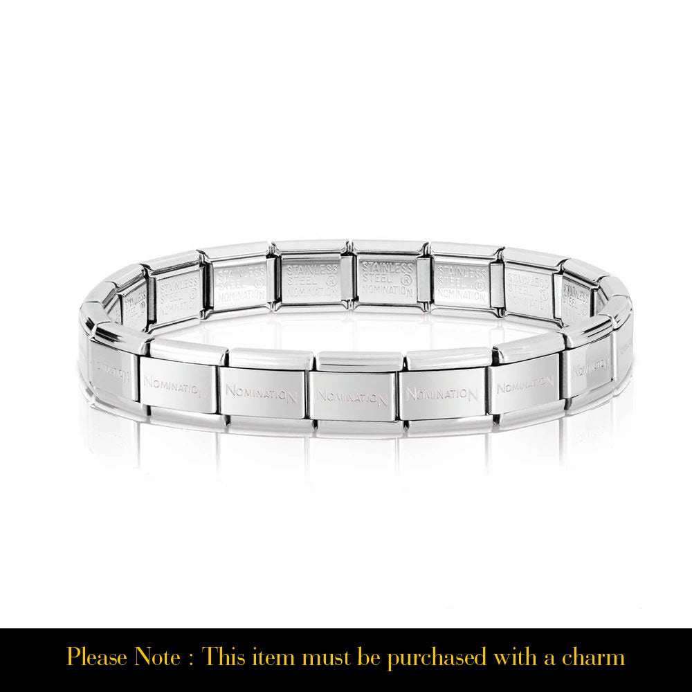 Composable classic Stainless Steel starter bracelet By Nomination Italy