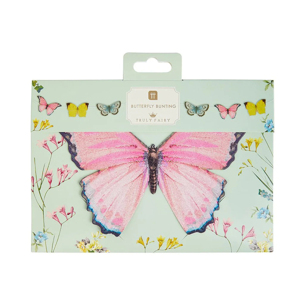 Truly Fairy Colourful Butterfly Bunting