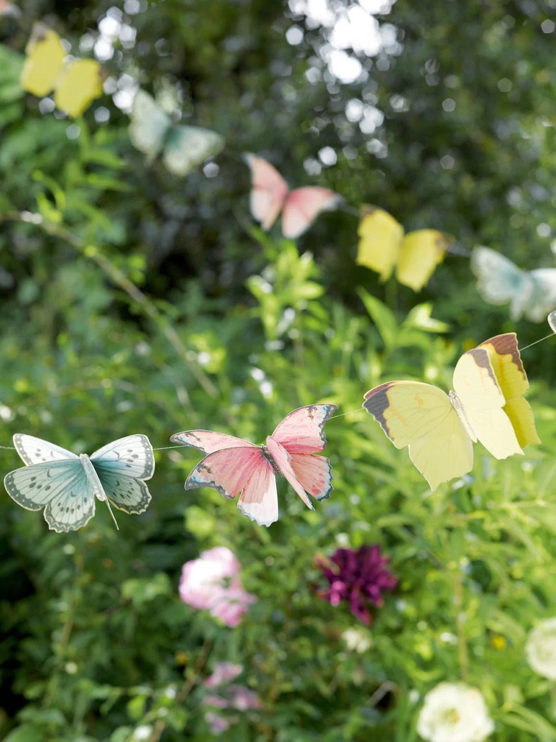 Truly Fairy Colourful Butterfly Bunting
