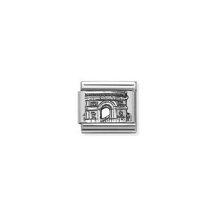 Silver - Arc De Triomphe charm By Nomination Italy