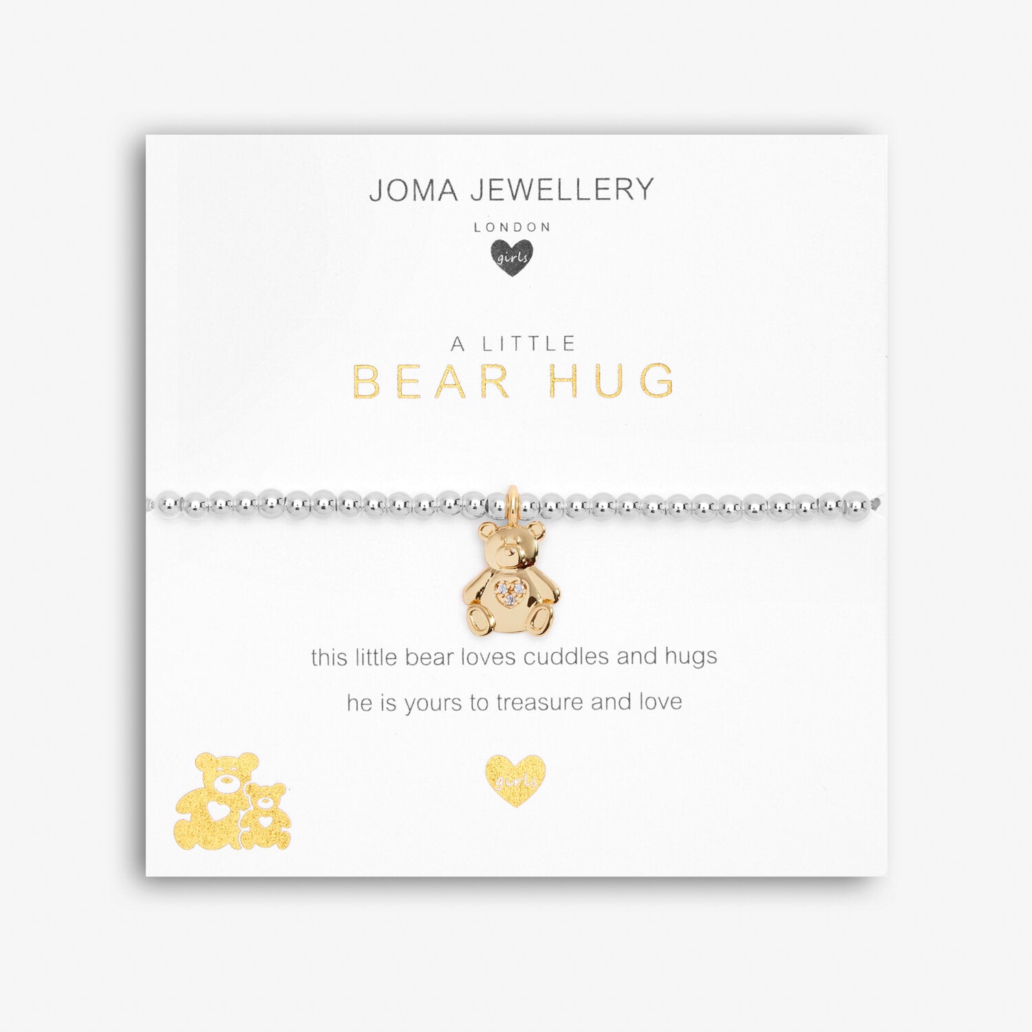 A Little Children's - Bear Hug Bracelet - Joma Jewellery