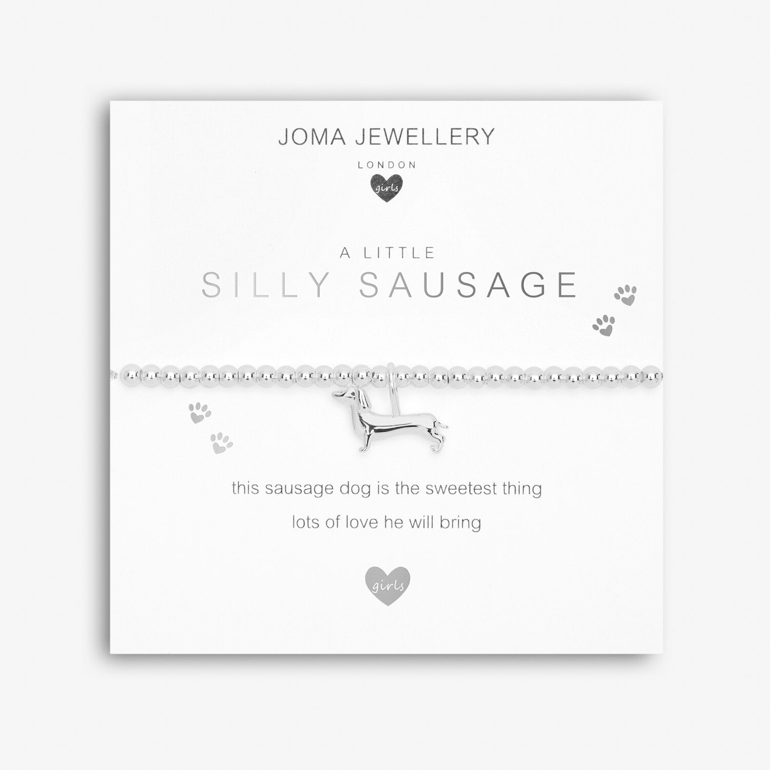 A Little Children's - Silly Sausage Bracelet - Joma Jewellery