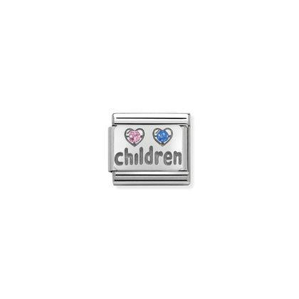 Silver & Cubic Zirconia - Children charm By Nomination Italy