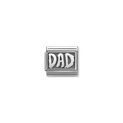 Silver - Dad charm By Nomination Italy