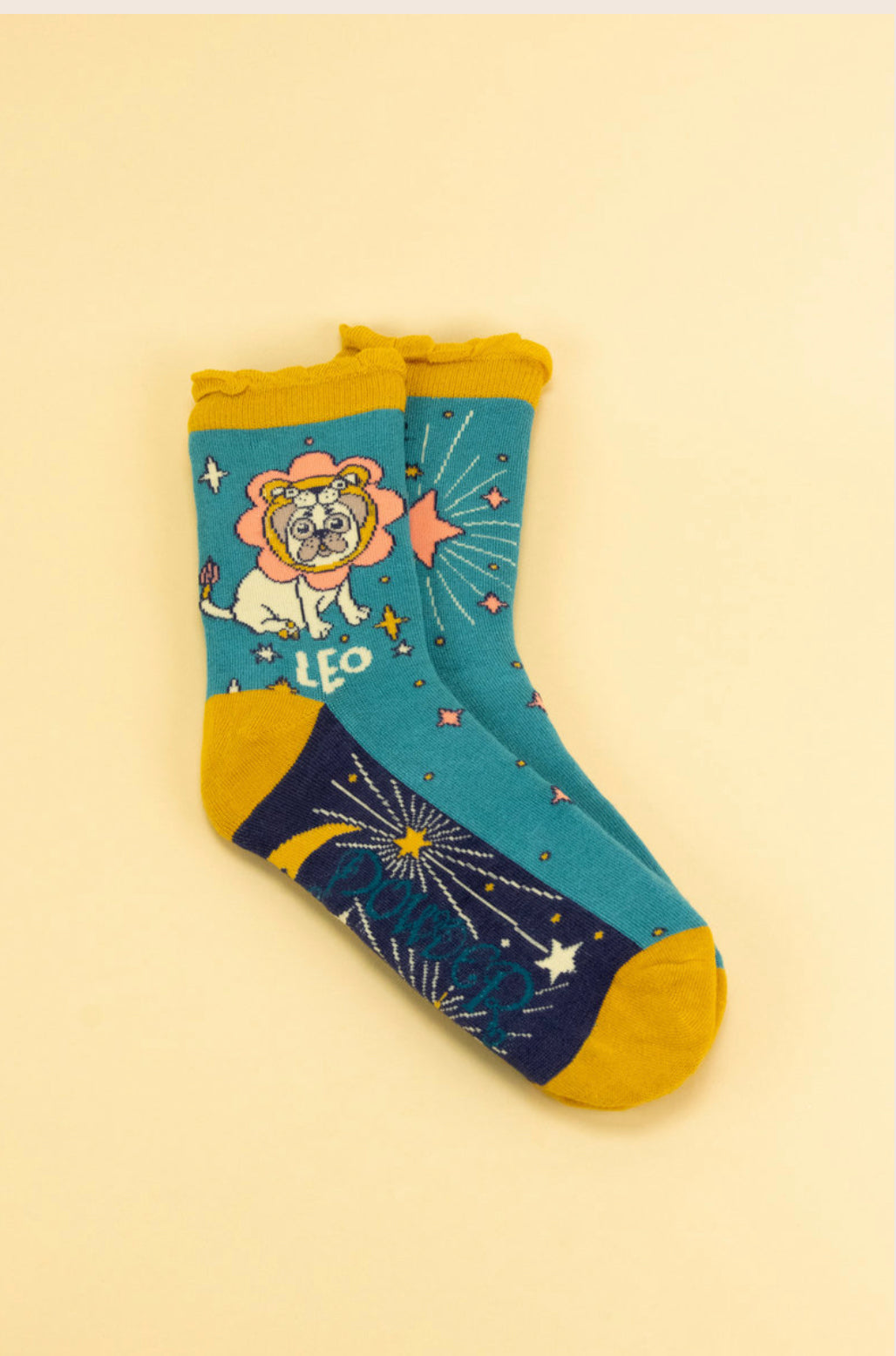 Leo Zodiac Socks - Powder Designs