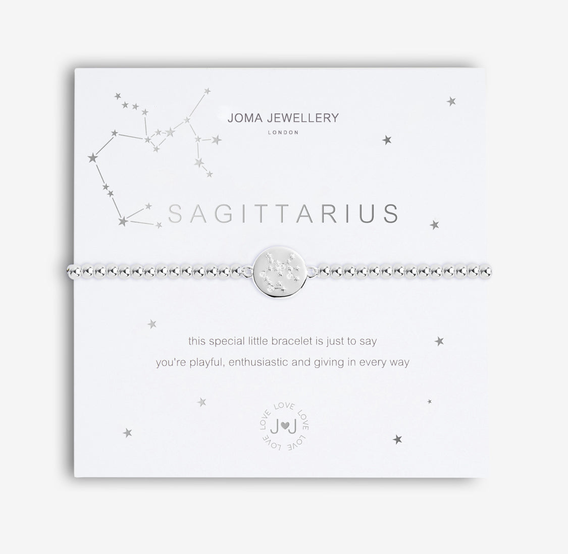 Joma Jewellery- A Little Constellation Bracelet- Sagittarius