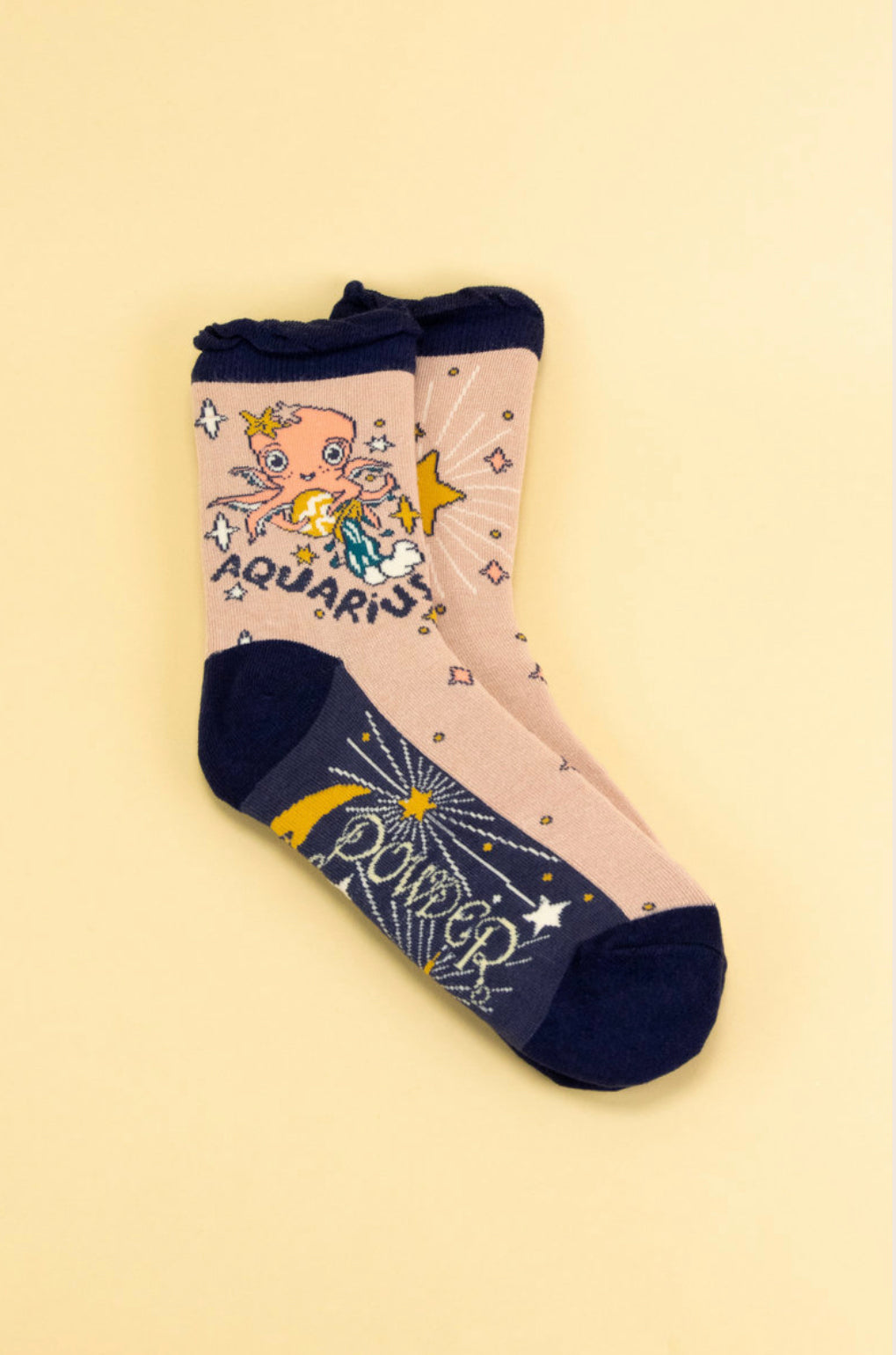 Aquarius Zodiac Socks - Powder Designs
