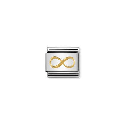 Gold - Infinity charm By Nomination Italy