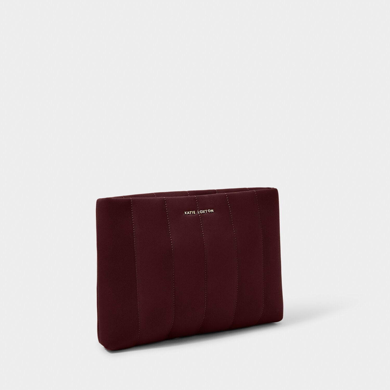 Kayla Quilted Pouch Bag - Plum - Katie Loxton