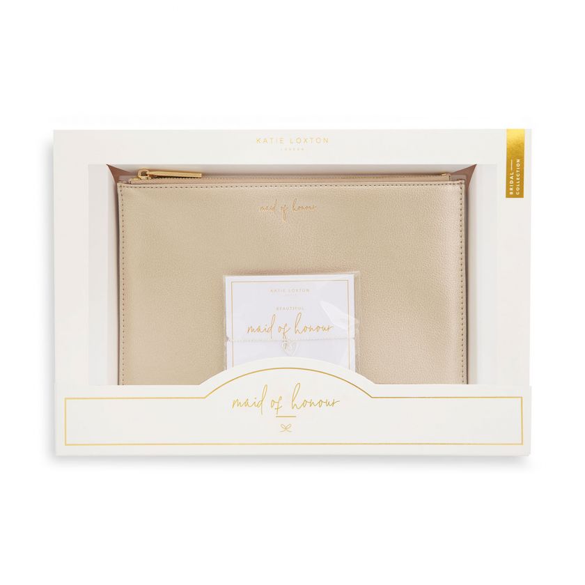 Katie Loxton - Pouch And Bracelet Gift Set - Maid Of Honour