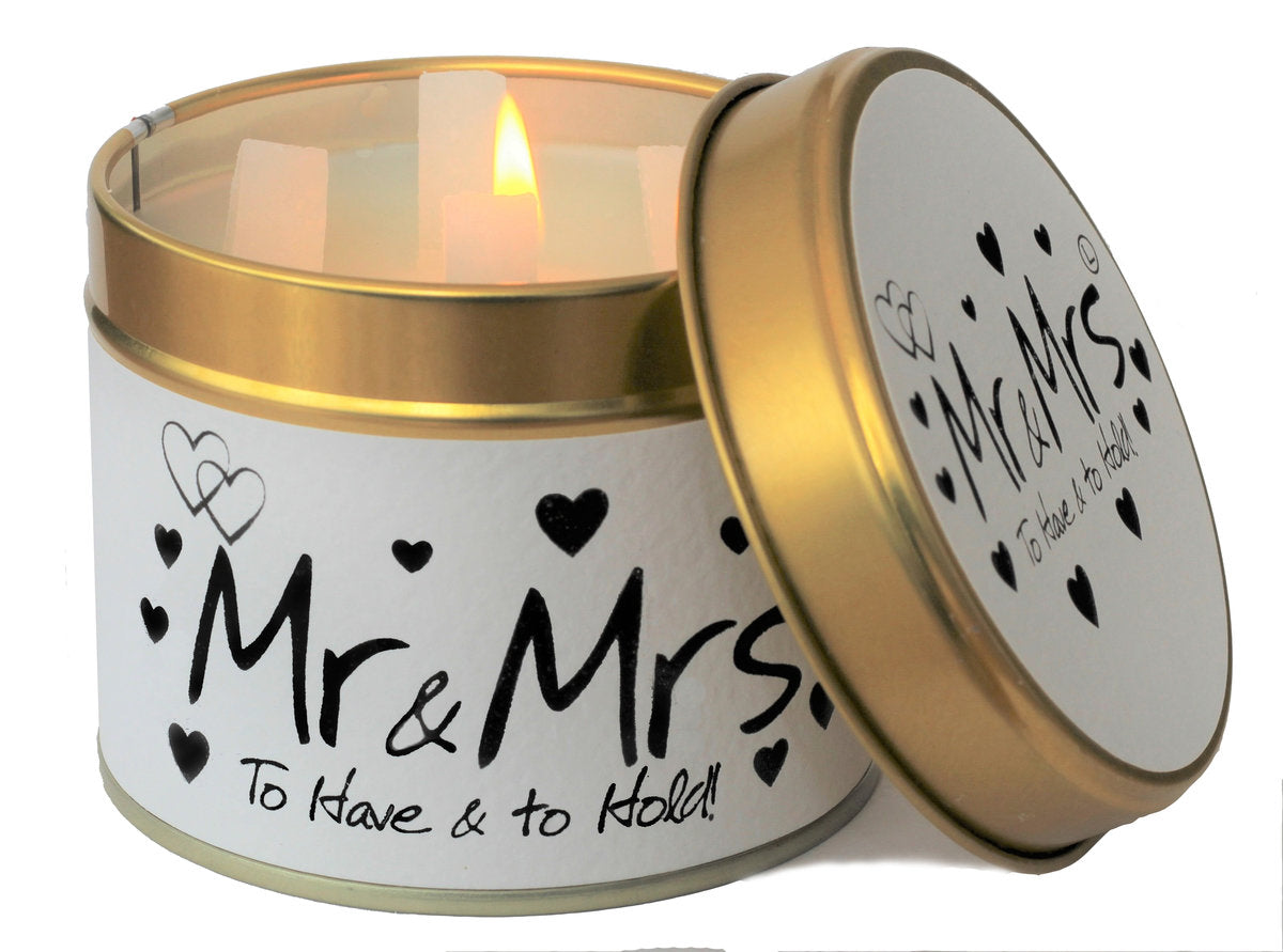 Lily Flame Candles - Mr & Mrs