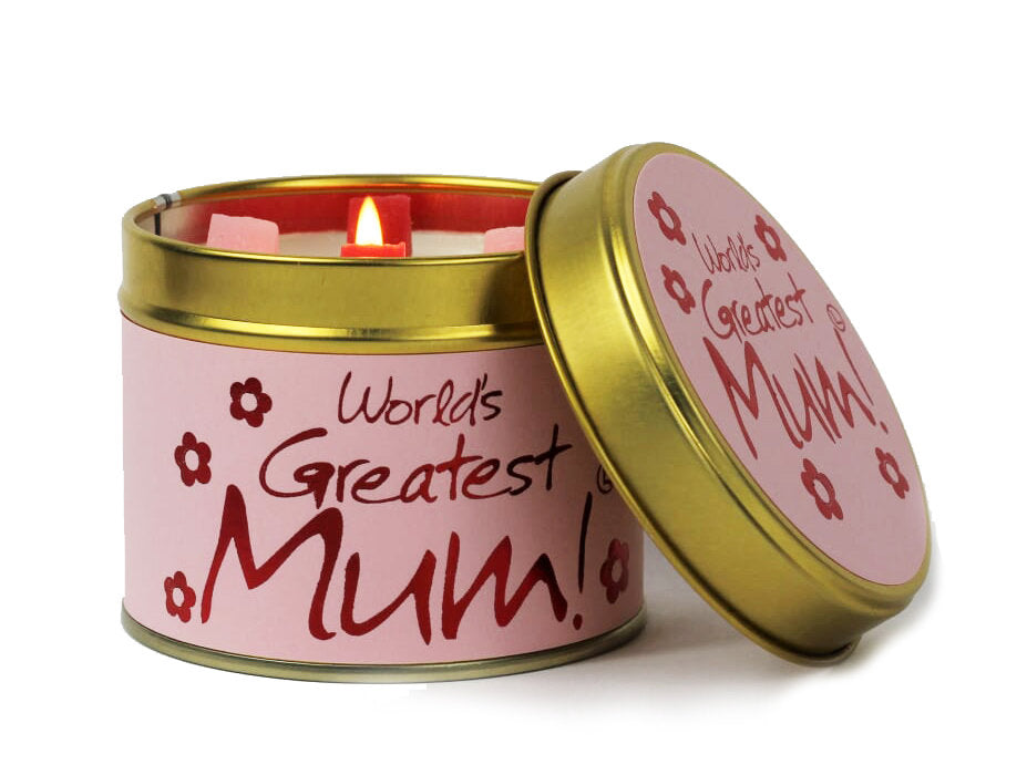 Lily Flame Candles - Worlds Greatest Mum