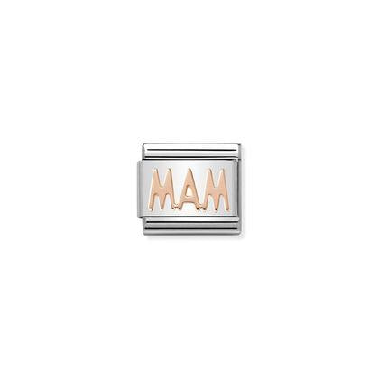 Rose Gold Writings - Mam Charm By Nomination Italy