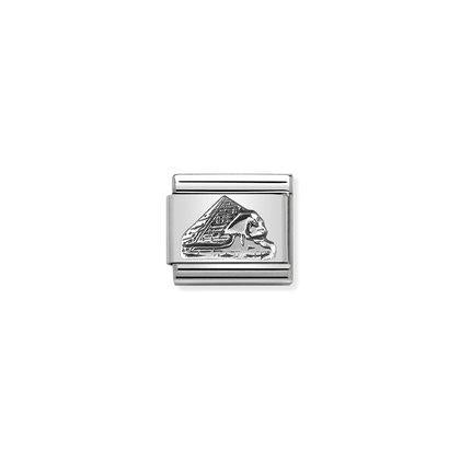 Silver - Pyramid charm By Nomination Italy