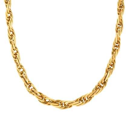 Silhouette Intricate Chain Necklace - Yellow Gold - Nomination Italy