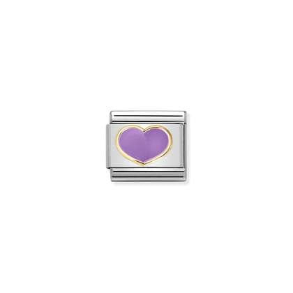 Lilac Heart - Gold Enamel - Nomination Link